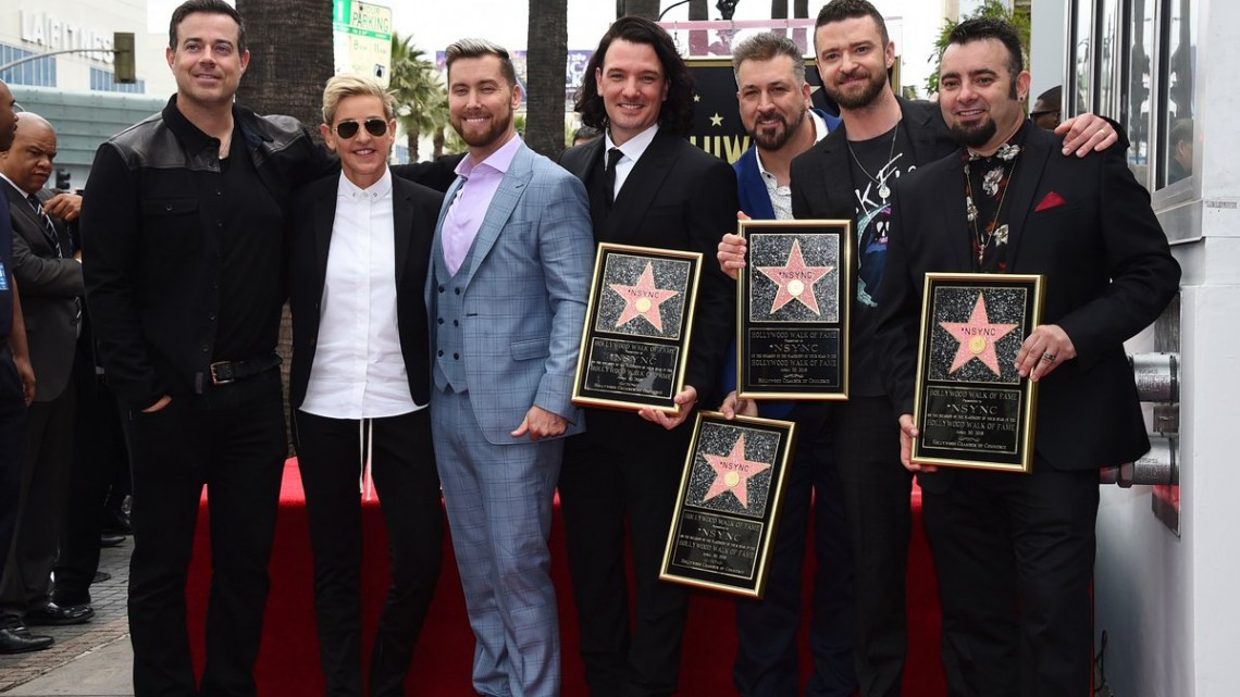 NSYNC recibe estrella en el Paseo de la Fama de Hollywood 