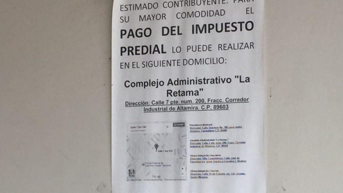 Rezago en el pago del predial, representa más de 20 millones de pesos al municipio