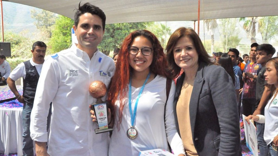 Realizan clausura del Torneo de fútbol “DIF te quiere bien”