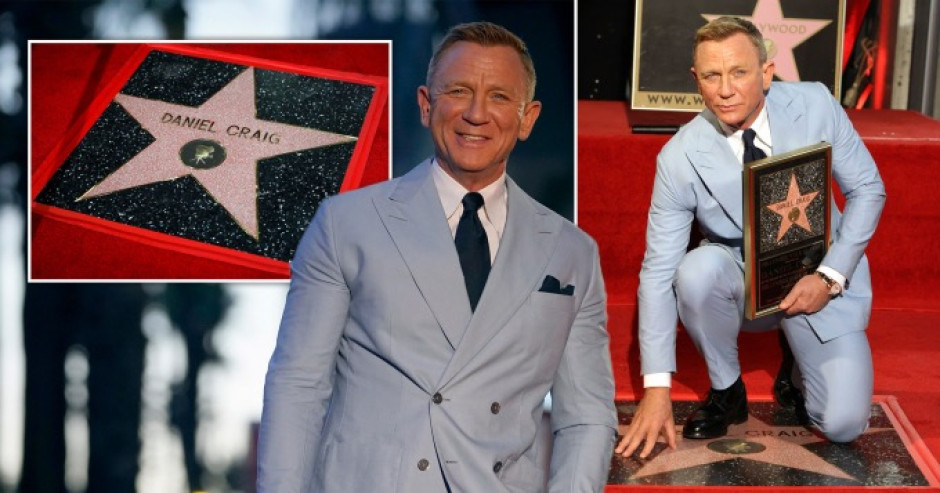 Daniel Craig recibe su estrella en el Paseo de la Fama