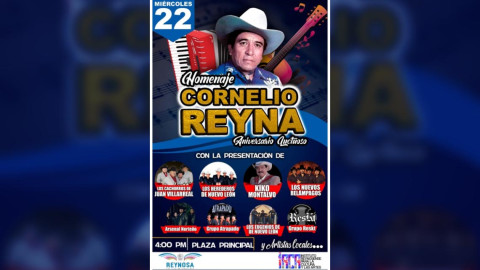 Rendirá Homenaje a Cornelio Reyna el Gobierno Municipal