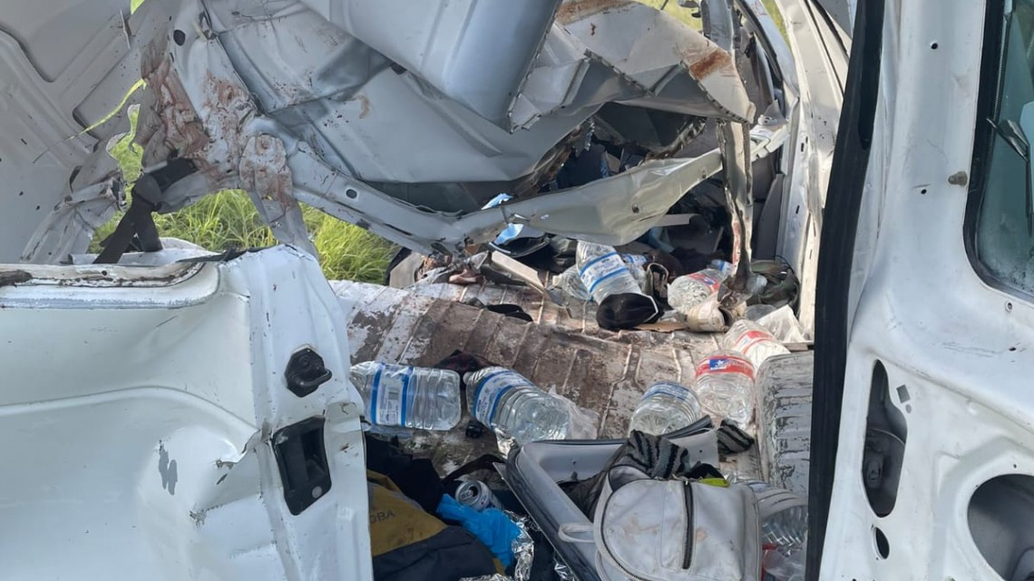 Choque de camioneta con migrantes en Texas deja 11 muertos