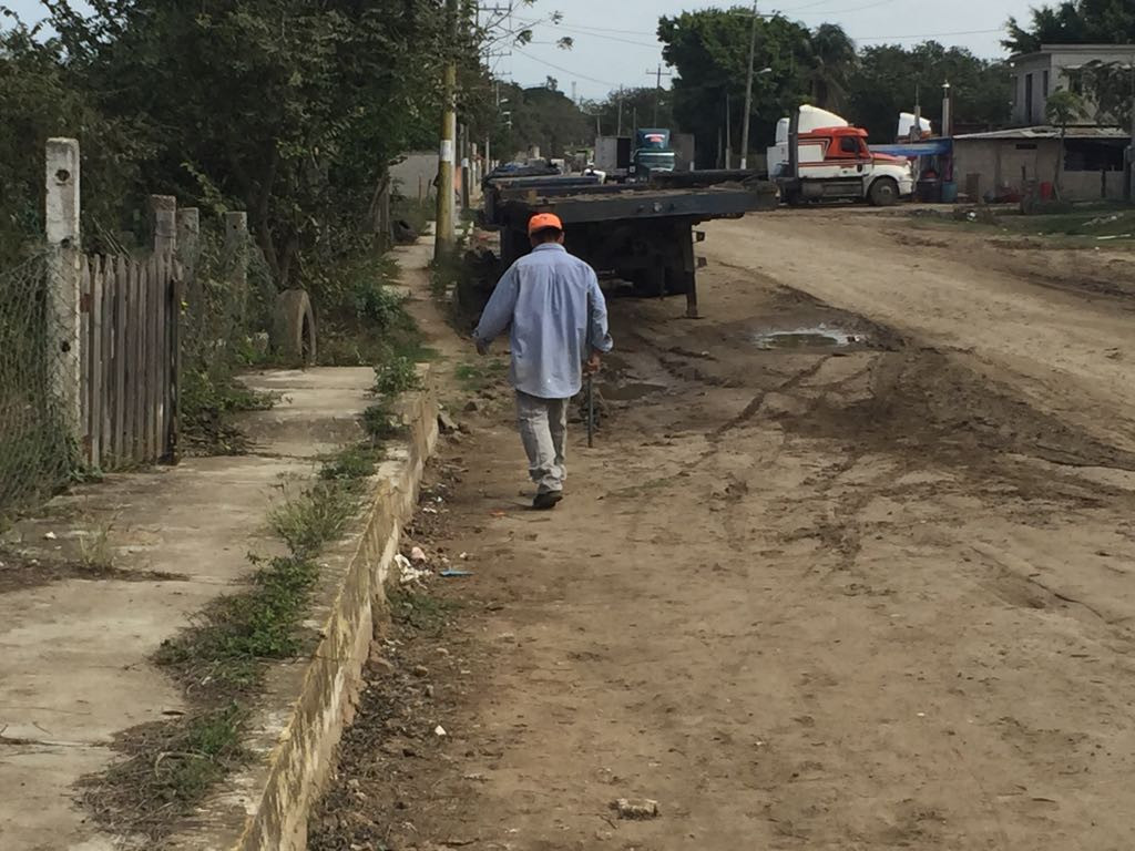 Residentes de ejido, piden conclusión de obra de un dren pluvial