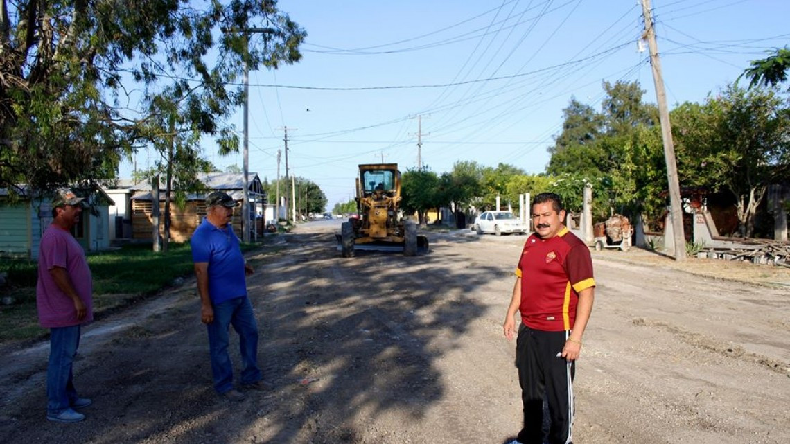 Alcalde supervisa trabajos