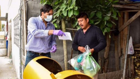 Voluntariado Juvenil del sistema DIF Reynosa continúa con reparto de alimentos y Kits de limpieza