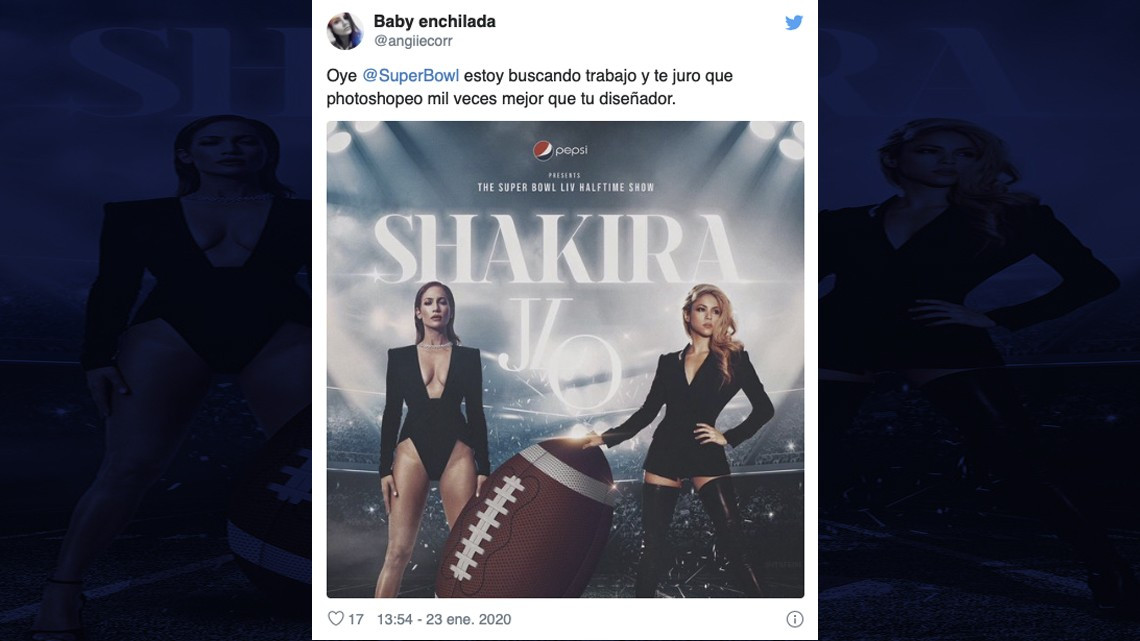 Critican posible póster de Shakira y JLo para el Super Bowl