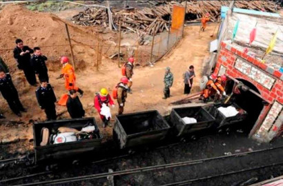 Derrumbe en mina de carbón en China causa dos muertos