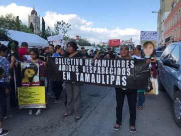 Madres con hijos desaparecidos marchan porque no tienen nada que celebrar