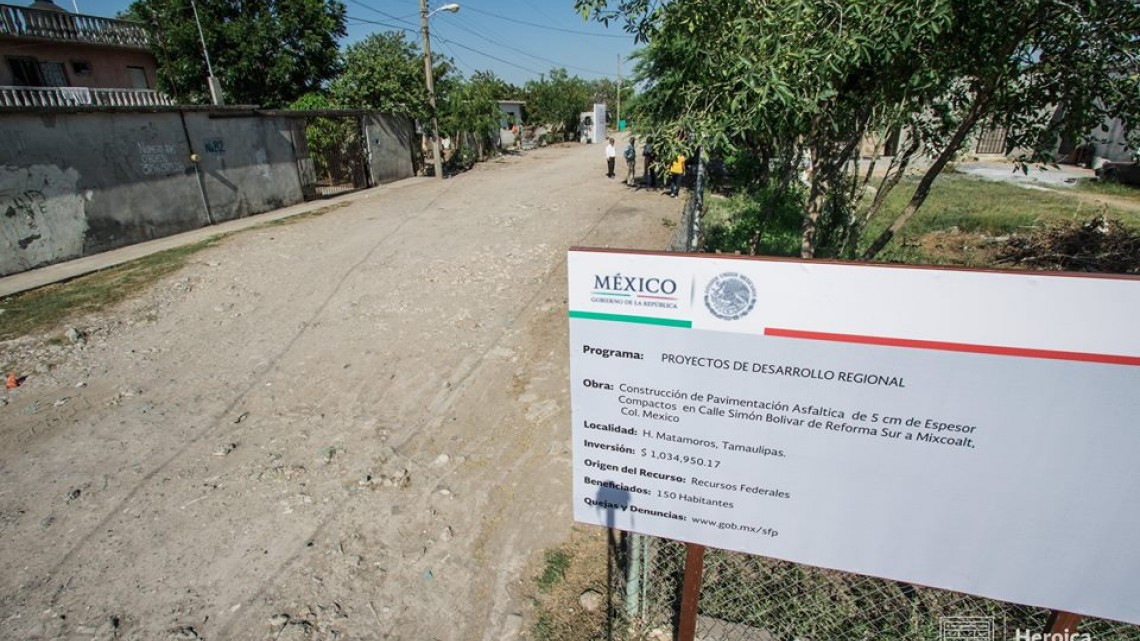 Inicia "Programa de Pavimentación Masiva"