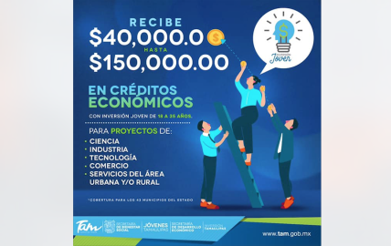 Gobierno del estado lanza convocatoria Inversión Joven