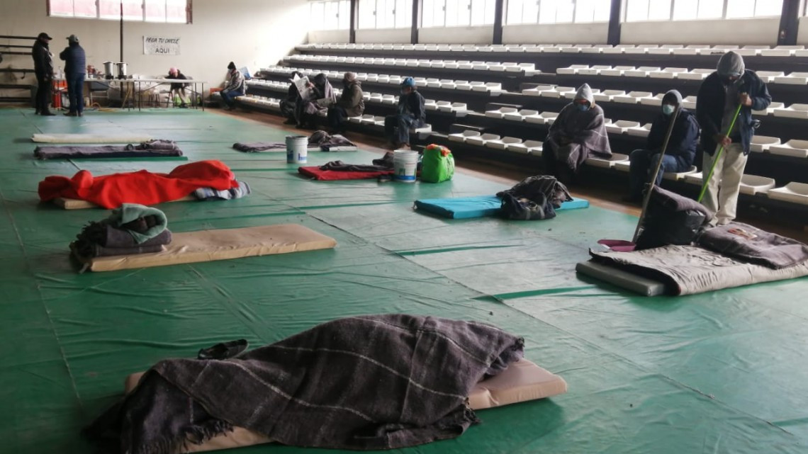46 personas fueron albergadas por el intenso frío en Matamoros