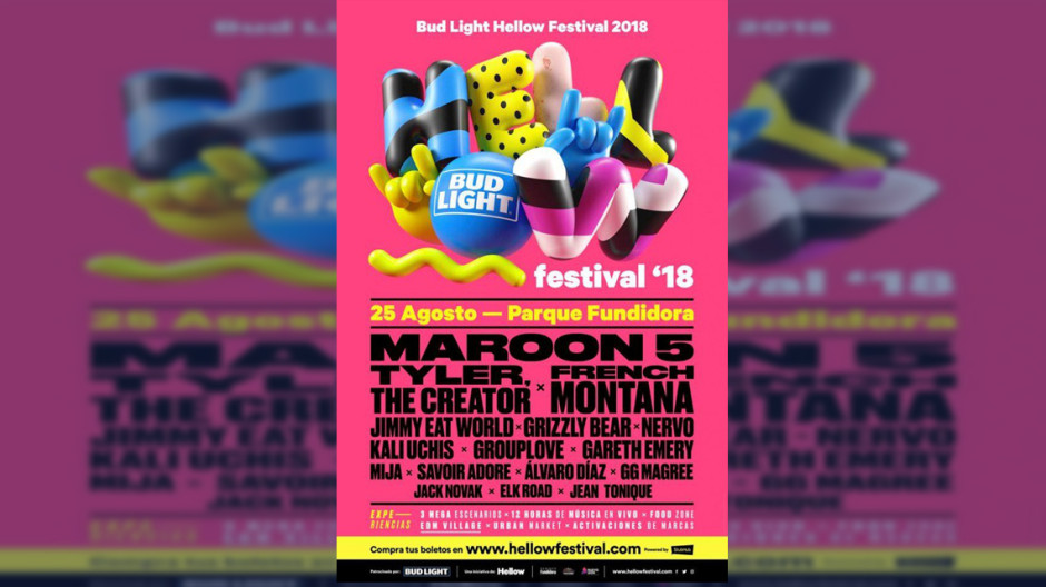 Maroon 5 encabeza el Hellow Festival