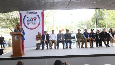 Encabeza Maki Ortiz festejos del 269 Aniversario de Reynosa