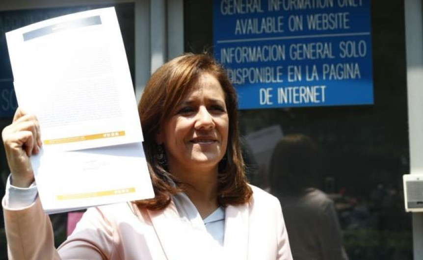 Zavala entrega carta exigiendo a Trump respeto para México