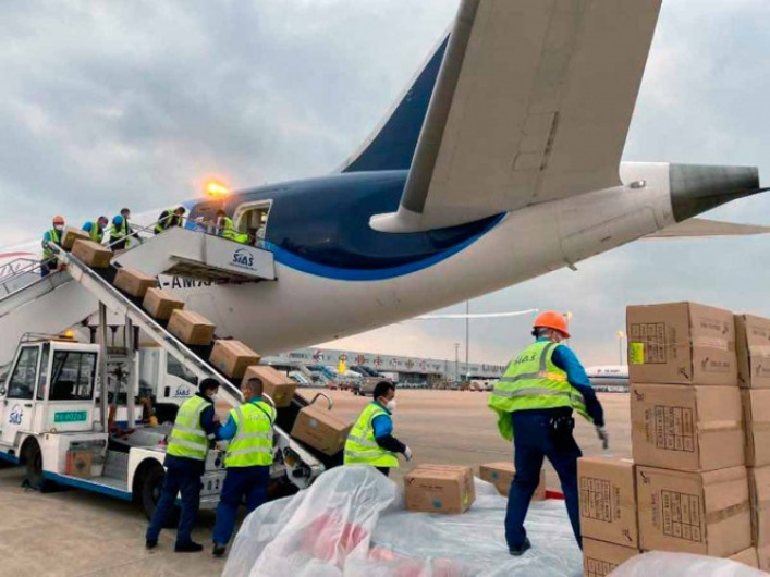 México recibirá 4to avión con insumos médicos