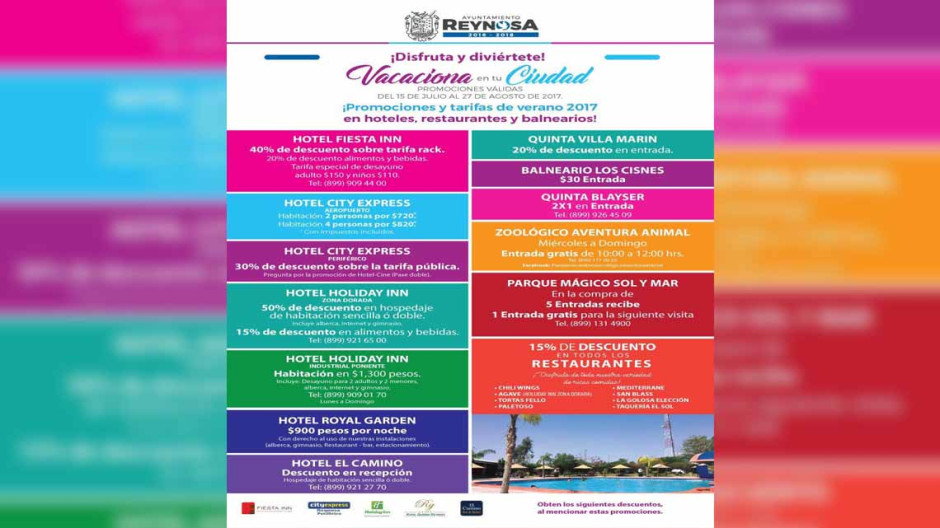 Llaman a aprovechar descuentos en estas vacaciones