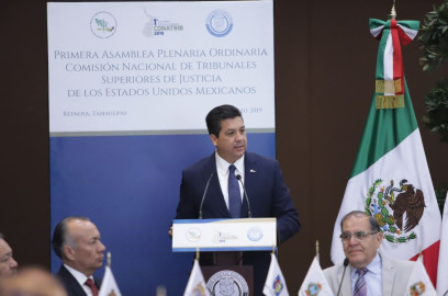 Es Tamaulipas ejemplo nacional en apoyo a justicia: Comisión Nal. de Tribunales de Justicia