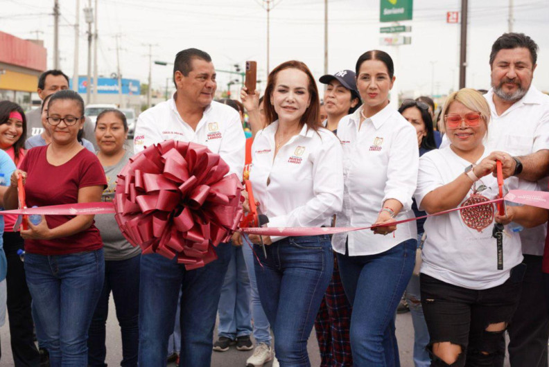 Gobierno de Nuevo Laredo fortalece infraestructura vial y sanitaria en los Fresnos y colonia Lagos