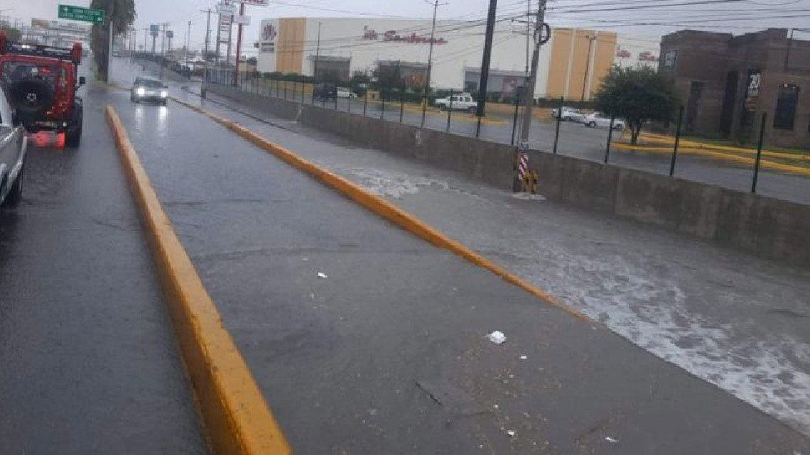 Intensa lluvia azota esta mañana a Reynosa 
