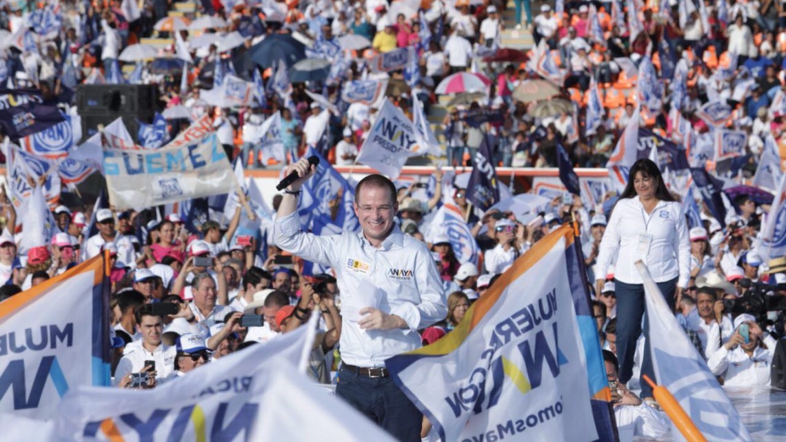 Cierra Anaya campaña ante mas de 30 mil tamaulipecos