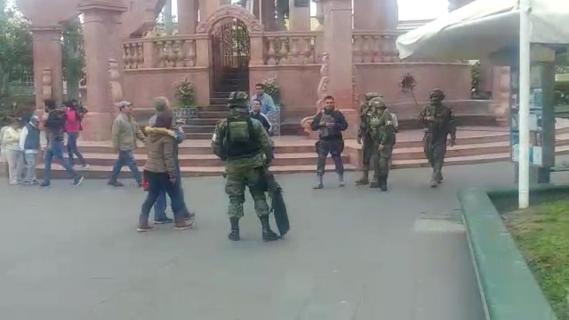 Arriban elementos de Sedena y Marina al centro de Tampico para reforzar seguridad