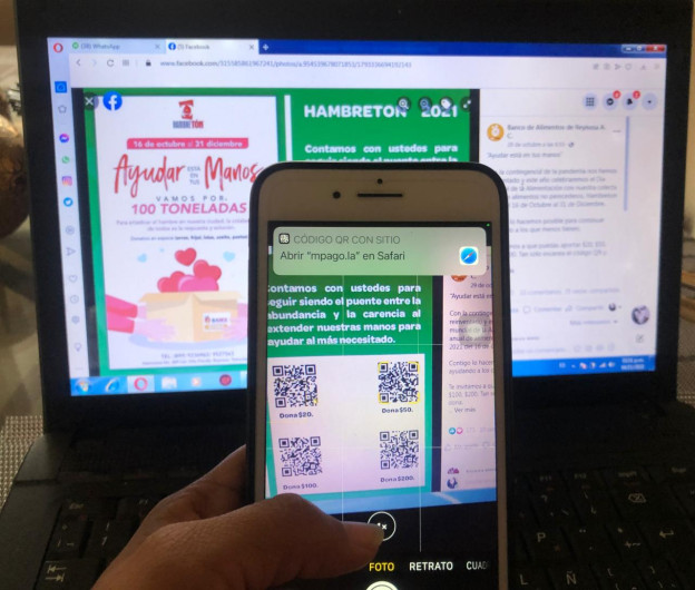 Invitan a ciudadanos a donar al Hambreton por teléfono móvil