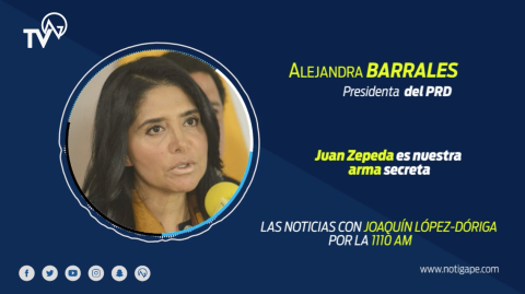 Juan Zepeda es nuestra arma secreta: Alejandra Barrales