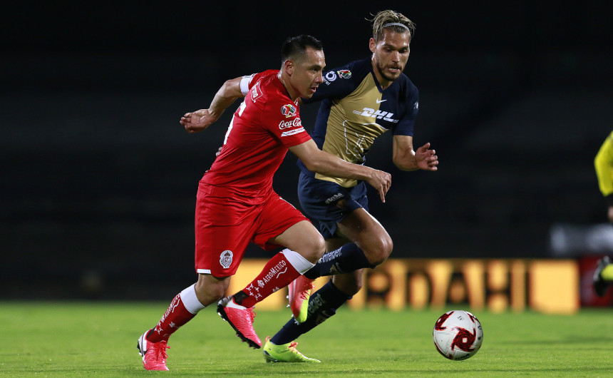 Pumas y Toluca empatan sin goles y ambos quedan eliminados de la Copa GNP por México 2020 