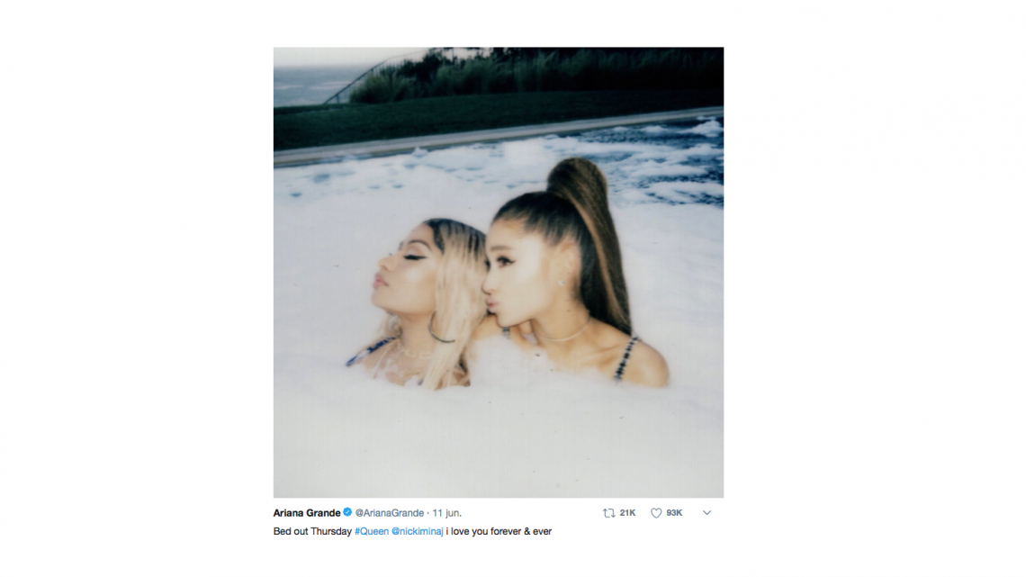 ¿Ariana Grande tendrá una colaboración con Nicki Minaj?