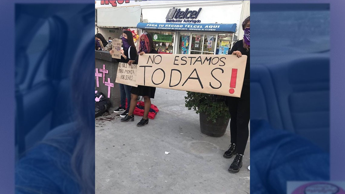 Colectivos feministas de Reynosa se solidarizan para pedir justicia por Karen