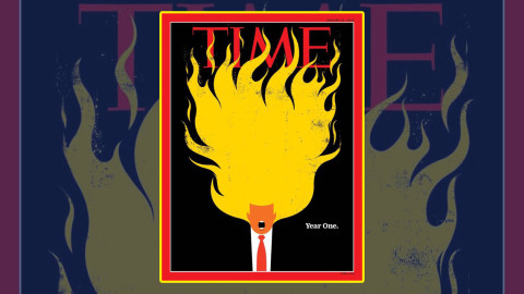 TIME presenta su nueva portada en honor a Trump