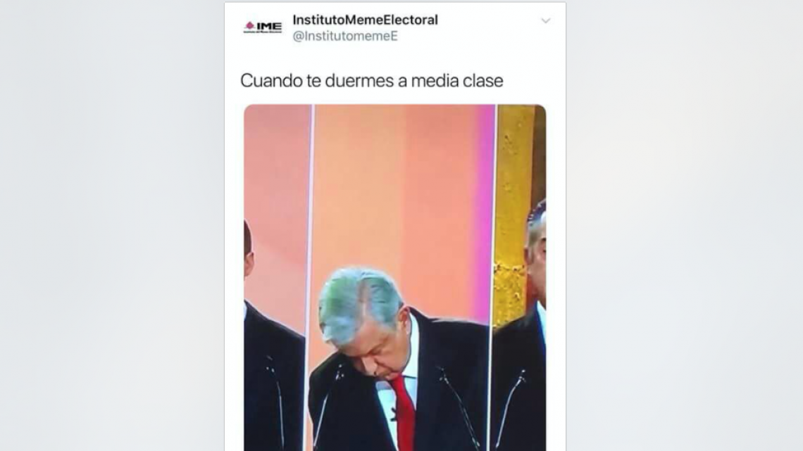 Comienzan a circular los memes del Primer Debate Presidencial