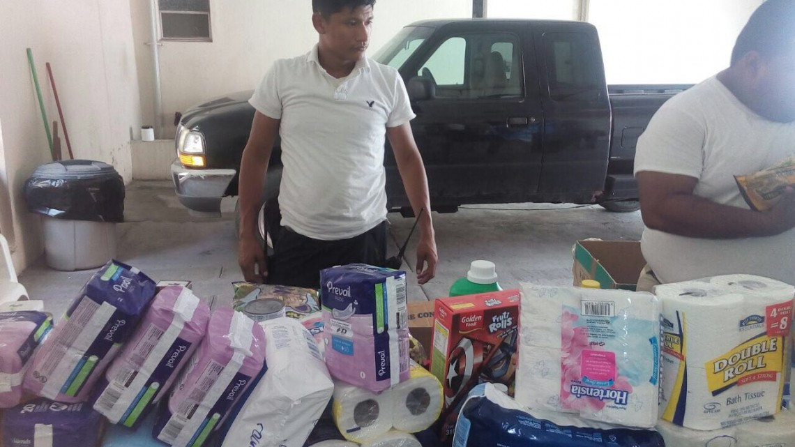 NotiGAPE Matamoros entrega víveres donados vivieres a damnificados
