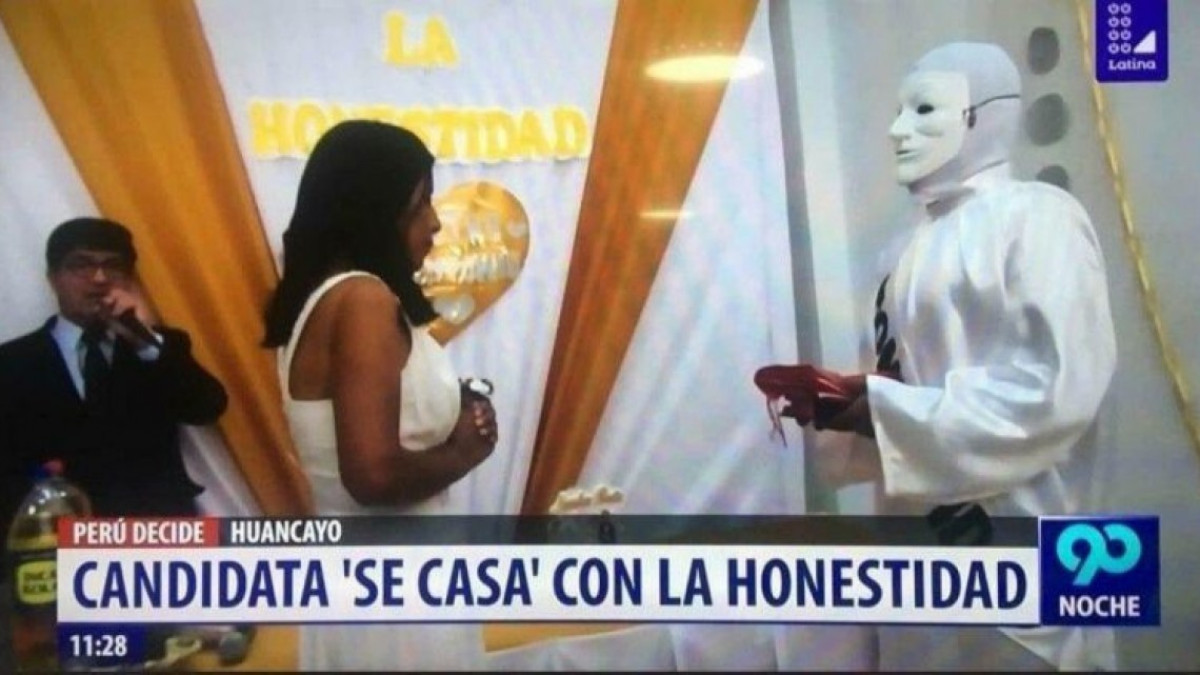 Candidata se casa... ¿con la honestidad?