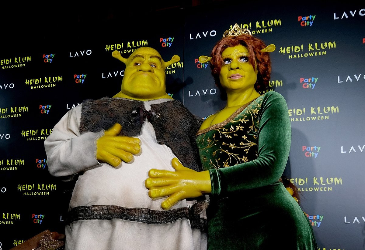 Heidi Klum se disfraza de la princesa Fiona