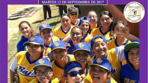 Equipo tamaulipeco cae ante BC en el nacional de béisbol femenil 