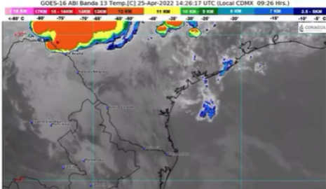 Frente frío 45 provocará lluvias en Reynosa