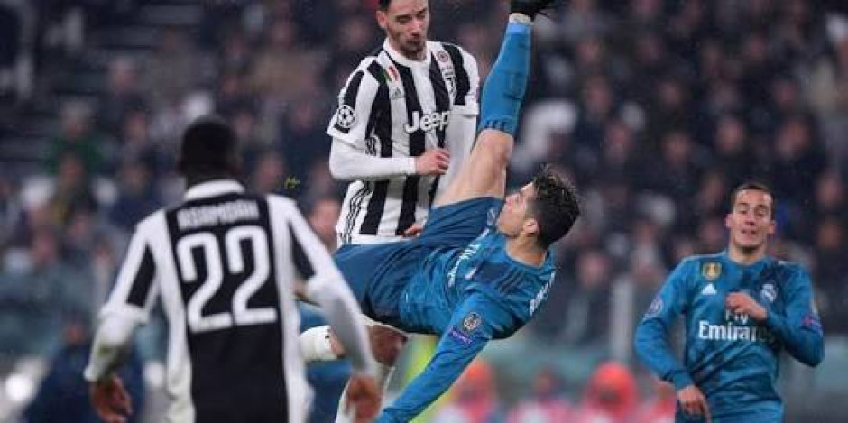 Gol de chilena de Ronaldo contra Juventus el mejor de la temporada