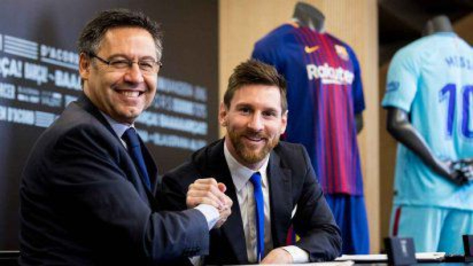 Bartomeu desmiente haber filtrado contrato de Messi