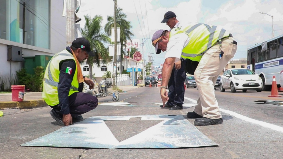Implementa Madero plan de reordenamiento vial