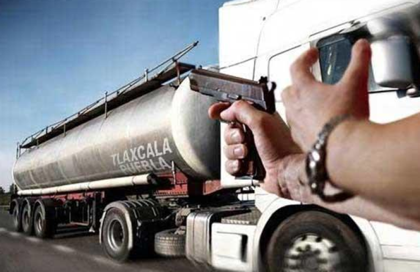 Al 75% robos a transporte en 2017