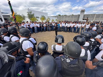 Profesionaliza USJT a cerca de 3 mil integrantes de los cuerpos policiales de SSP y FGJ en el tercer año de gobierno de Américo Villarreal Anaya