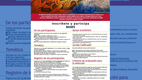 Convoca IRCA y Municipio a programa "Murales para Reynosa" 