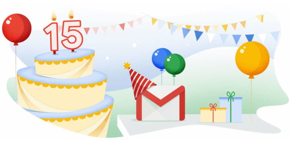 Gmail cumple 15 años y lo celebra con nuevas herramientas