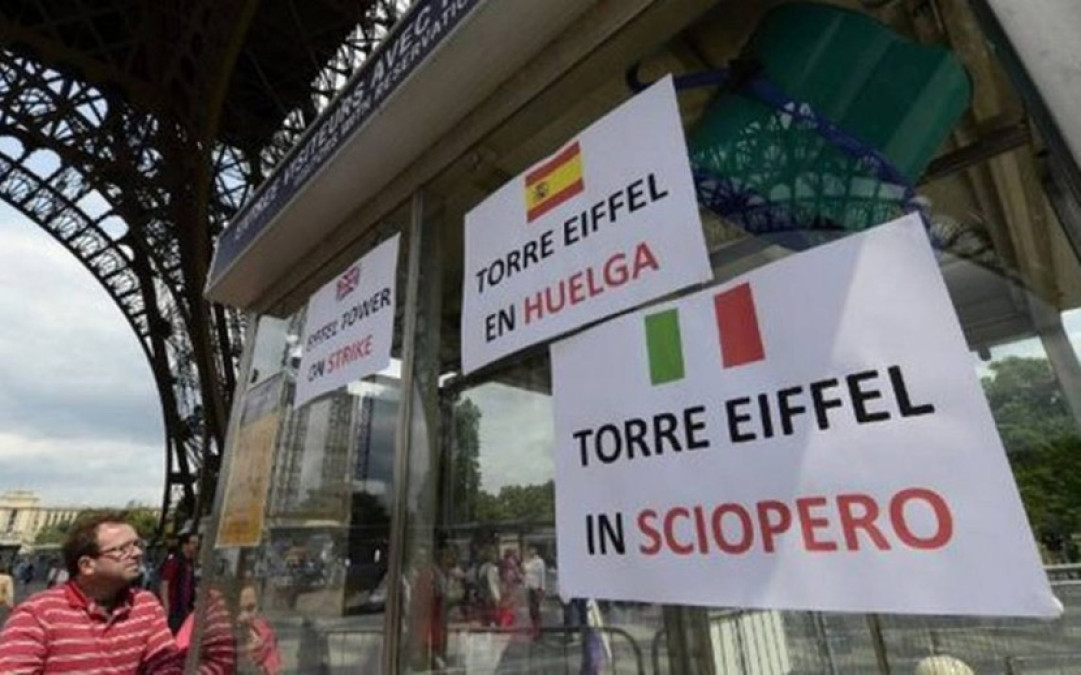 Torre Eiffel mantiene cierre por huelga de empleados