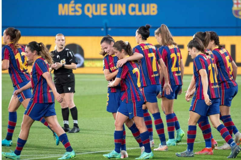 Barcelona Femenil golea 8-0 al Athletic en Liga