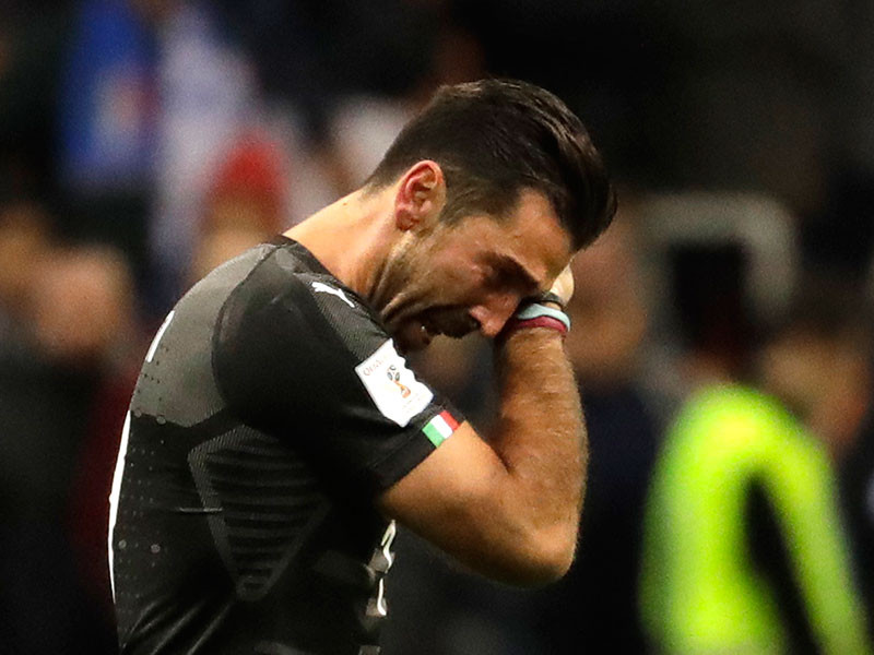 Buffon rompe en llanto ante eliminación azzurra