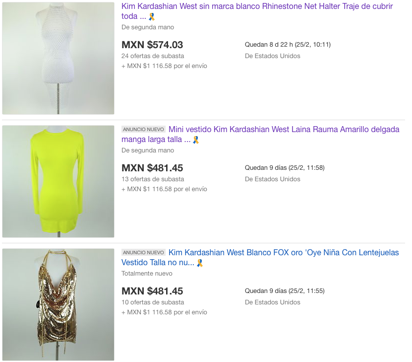 Kim Kardashian subasta ropa para una buena causa