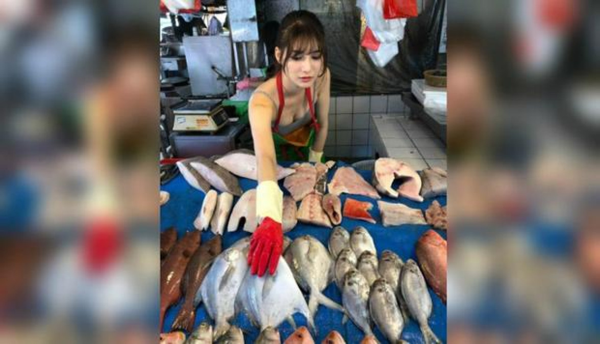 “La vendedora de pescado más hermosa”