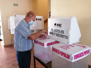 Con sesión permanente y la instalación del 98% de mesas receptoras se desarrolla la Consulta Popular 2021 en Matamoros